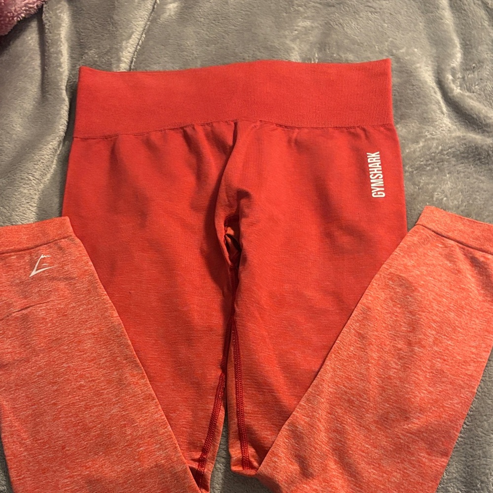 Gymshark Womens Medium Vibrant Red / Orangish Leggings